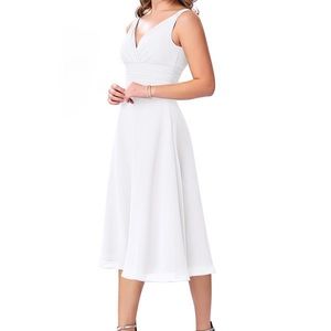 NWT Azazie Bridesmaid Wedding Dress White